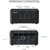 imageASUS NUC 14 Pro Tall Full System Mini PC with Intel 14th Gen Core Ultra 7 155H 32GB DDR5 RAM 1TB PCIe G4x4 NVMe SSD Thunderbolt 4Win 11 Pro Toolless Chassis Access VESA Mount IncludedCore Ultra 5