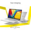 imageASUS Vivobook Go 156 Slim Laptop AMD Ryzen 5 7520U 8GB 512GB Windows 11 Home Cool Silver Military Grade Durability Fast Charging Webcam Shield E1504FAAS54NEW  Quad Core