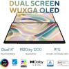 imageASUS Zenbook Duo Laptop Dual 14 OLED WUXGA Touch Display Intel Evo Certified Intel Core Ultra 7 CPU Intel Arc Graphics 16GB RAM 1TB SSD Windows 11UX8406MADS76T Inkwell GrayCore Ultra 7