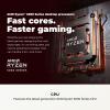 imageCyberPowerPC Gamer Master Gaming PC AMD Ryzen 5 5500 36GHz Radeon RX 6400 4GB 16GB DDR4 500GB PCIe Gen4 SSD WiFi Ready ampamp Windows 11 Home GMA3100AR5 5500RX 6400 4GB