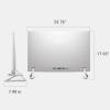 imageDell 27 AllinOne Desktop ec2725027inch FHD 1920 x 1080 Display Intel Core 7 Processor 150U Intel Graphics 16GB DDR5 RAM 1TB SSD Windows 11 Home Onsite Service  WhiteNon  Touch White