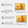 imageDell 27 AllinOne Desktop ec2725027inch FHD 1920 x 1080 Display Intel Core 7 Processor 150U Intel Graphics 16GB DDR5 RAM 1TB SSD Windows 11 Home Onsite Service  WhiteTouch  White