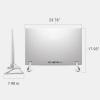 imageDell 27 AllinOne Desktop ec2725027inch FHD 1920 x 1080 Display Intel Core 7 Processor 150U Intel Graphics 16GB DDR5 RAM 1TB SSD Windows 11 Home Onsite Service  WhiteNon  Touch White