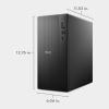 imageDell Tower Desktop ECT1250  Intel Core Ultra 7265 Processor Intel UHD Graphics 16GB DDR5 5600MTs Memory 1TB M2 SSD 30 SD Card Reader Wired Keyboard and Mouse Basic Onsite ServiceIntel Core Ultra 7265