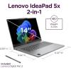imageLenovo IdeaPad 5X 2in1 Copilot ExtraLong Battery Life 14quot WUXGA FHD OLED Touch Display 16GB Memory 512GB Storage Snapdragon X Plus 8core Processor Windows 11 Home Pen Included Luna Gray