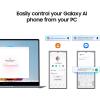 imageSAMSUNG 15 Galaxy AI Book4 Edge PC Laptop Computer Snapdragon X Plus Processor Live Captions FHD LED AntiGlare Display LongLasting Battery 2024 Version NP750XQAKB2USSapphire Blue