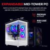 imageSkytech Blaze4 Mini Gaming PC Desktop Ryzen 7 5700 37 GHz 46GHz Turbo Boost NVIDIA RTX 4060 8GB GDDR6X 1TB SSD 16GB DDR4 RAM 3200 650W Gold PSU WiFi Win 11 Home7600  5060