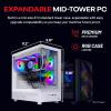 imageSkytech Gaming Azure 3 Desktop PC Ryzen 7 9700X 38 GHz 55GHz NVIDIA RTX 4060 8GB 1TB NVMe SSD 16GB DDR5 RAM 6000 650W Gold PSU 360mm ARGB AIO WiFi Win 119700X  5060