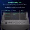 imageSkytech Gaming Shadow Gaming PC Intel i7 12700F 21 GHz RTX 4060 1TB NVME 16GB DDR4 RAM 3200 600W Gold PSU WiFi Win 11 Home RGBKeyboard and RGBMouse IncludedBlack