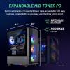 imageSkytech Gaming Shadow Gaming PC Intel i7 12700F 21 GHz RTX 4060 1TB NVME 16GB DDR4 RAM 3200 600W Gold PSU WiFi Win 11 Home RGBKeyboard and RGBMouse IncludedBlack