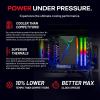 imageSkytech King 95 Gaming PC Desktop Intel i7 14700F 21 GHz 53GHz Turbo NVIDIA RTX 5070 Ti 16GB 2TB Gen4 NVMe SSD 32GB DDR5 RAM 6000 RGB 850W Gold PSU 360mm ARGB AIO WiFi Win 117700  Radeon 9070XT