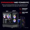 imageSkytech Nebula Gaming PC Desktop Ryzen 5 5500 36 GHz 42GHz Turbo Boost NVIDIA RTX 4060 8GB GDDR6X 1TB SSD 16GB DDR4 RAM 3200 650W Gold PSU WiFi Win 11 Home5700  5060