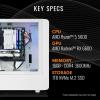 imageThermaltake LCGS Quartz R66 Gaming Desktop AMD Ryzen 5 5600 ToughRam DDR4 3600Mhz 16GB RGB Memory AMD Radeon RX 6600 1TB NVMe M2 WiFi Windows 11 S2QTB550R66LCS5600  6600