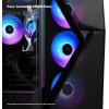 imageiBUYPOWER Slate MESH Gaming PC Desktop Computer Intel Core i7 14700F CPU NVIDIA GeForce RTX 5070 12GB GPU 32GB DDR5 RGB 5200MHz RAM 1TB NVMe SSD Windows 11 Home Keyboard and Mouse  SMI7N5701I7 14700F  RTX 5070