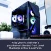 imageiBUYPOWER Slate MESH Gaming PC Desktop Computer Intel Core i7 14700F CPU NVIDIA GeForce RTX 5070 12GB GPU 32GB DDR5 RGB 5200MHz RAM 1TB NVMe SSD Windows 11 Home Keyboard and Mouse  SMI7N5701I7 14700F  RTX 5070