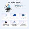 imageASUS Vivobook 14 Flip Laptop Copilot PC 14 OLED WUXGA 60Hz Touch Display Intel Core Ultra 5 226V Intel Arc Graphics 16GB Memory 512GB Storage Windows 11 Matte Gray TP3407SAES54TOLED  Ultra 5