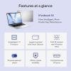 imageASUS Vivobook 14 Laptop 14 WUXGA 60Hz Display Qualcomm Snapdragon X Qualcomm Adreno GPU 16GB RAM 512GB SSD Windows 11 Cool Silver X1407QABS56