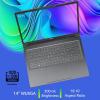 imageAcer Aspire 14 AI Copilot PC  14quot WUXGA Display  Intel Core Ultra 7 Processor 256V  NPU Up to 47 Tops  GPU Up to 64 Tops  Intel ARC 140V  16GB LPDDR5X  1TB SSD  WiFi 6E  A1452M72S0