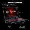 imageAcer Nitro 5 AN5155857Y8 Gaming Laptop  Intel Core i512500H  NVIDIA GeForce RTX 3050 Ti Laptop GPU  156quot FHD 144Hz IPS Display  16GB DDR4  512GB Gen 4 SSD  Killer WiFi 6  Backlit KeyboardRTX3050 Ti