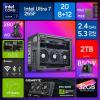 imageCooler Master NR2 Pro Mini ITX  Intel Ultra 7 265KF 39GHz 55 GHz Turbo  RTX 5080 16GB  Gigabyte Z890I AORUS Ultra  32GB DDR5 6000MHz  2TB Gen4 M2  WiFi Windows 11  280mm AIO Gaming PCRTX 5070Ultra 7 265F