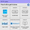 imageHP 14 inch Laptop HD Display Intel Core i3N305 8 GB RAM 256 GB SSD Intel UHD Graphics Windows 11 Home in S Mode Natural Silver 14ep0299nr