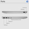 imageHP 14 inch Laptop HD Display Intel Core i3N305 8 GB RAM 256 GB SSD Intel UHD Graphics Windows 11 Home in S Mode Natural Silver 14ep0299nr