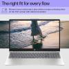 imageHP 156 inch Laptop HD Touchscreen Display AMD Ryzen 3 7320U 8 GB RAM 256 GB SSD AMD Radeon Graphics Windows 11 Home Natural Silver 15fc0399nrR5 7520U