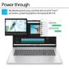 imageHP 173 inch Laptop HD Display AMD Ryzen 5 7520U 16 GB RAM 512 GB SSD AMD Radeon Graphics Windows 11 Home Natural Silver 17cp2199nr8GB RAM  1TB SSD