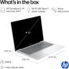 imageHP OmniBook 5 14 inch Next Gen AI PC OLED Display Snapdragon X Plus X1P42100 16 GB RAM 1 TB SSD Qualcomm Adreno GPU Windows 11 Home Copilot PC Glacier Silver 14he0099nr
