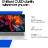 imageHP OmniBook 5 14 inch Next Gen AI PC OLED Display Snapdragon X Plus X1P42100 16 GB RAM 1 TB SSD Qualcomm Adreno GPU Windows 11 Home Copilot PC Glacier Silver 14he0099nr