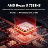 imageMSI Thin A15 156 144Hz FHD Gaming Laptop Ryzen 57535HS NVIDIA Geforce RTX 2050 8GB DDR5 512GB NVMe SSD Cooler Boost 5 Win 11 Black B7UCX218US64GB RAM  1TB PCIe SSD