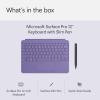 imageMicrosoft Surface Pro Keyboard for Surface Pro 12quot Device Keyboard Only Alcantara Material SlateViolet