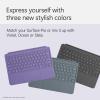 imageMicrosoft Surface Pro Keyboard for Surface Pro 12quot Device Keyboard Only Alcantara Material SlateViolet