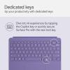 imageMicrosoft Surface Pro Keyboard for Surface Pro 12quot Device Keyboard Only Alcantara Material SlateViolet