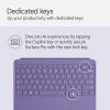 imageMicrosoft Surface Pro Keyboard for Surface Pro 12quot Device Keyboard Only Alcantara Material SlateViolet