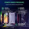 imageSkytech Gaming O11 Vision Desktop PC Ryzen 7 9800X3D 47 GHz 52 GHz AMD RX 9070XT 16GB 2TB Gen4 NVMe SSD 32GB DDR5 RAM 6000 RGB 850W Gold ATX 3 PSU 360mm ARGB AIO WiFi Win 1112100F  3050