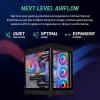 imageSkytech Gaming Prism 4 Desktop PC Ryzen 9 9950X3D 43 GHz 57GHz NVIDIA RTX 5080 16GB X870 Board 4TB Gen4 NVMe SSD 64GB DDR5 RAM 6000 RGB 1000W Gold ATX 3 PSU 360mm ARGB AIO WiFi Win 1113900K  4090