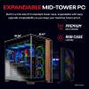 imageSkytech Gaming Prism 4 Desktop PC Ryzen 9 9950X3D 43 GHz 57GHz NVIDIA RTX 5080 16GB X870 Board 4TB Gen4 NVMe SSD 64GB DDR5 RAM 6000 RGB 1000W Gold ATX 3 PSU 360mm ARGB AIO WiFi Win 119950X3D  5080