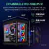 imageSkytech Gaming Prism 4 Desktop PC Ryzen 9 9950X3D 43 GHz 57GHz NVIDIA RTX 5080 16GB X870 Board 4TB Gen4 NVMe SSD 64GB DDR5 RAM 6000 RGB 1000W Gold ATX 3 PSU 360mm ARGB AIO WiFi Win 1113900K  4090