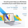 imageASUS Vivobook 16 Laptop 16 WUXGA 60Hz Display Intel Core i513420H Intel Iris X Graphics 16GB Memory 512GB Storage Windows 11 Cool Silver F1605VAES56Core i5