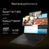imageASUS Vivobook S16 Laptop Copilot PC AMD Ryzen AI 7 350 with XDNA NPU 16GB Memory 1TB SSD Neutral Black M5606KADS76AI 7 350  16GB