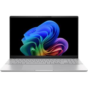 imageASUS Vivobook S 15 Laptop Copilot PC 156 3K 120Hz OLED Display Qualcomm Snapdragon X Elite X1E78100 12Core Processor 16GB RAM 1TB SSD Windows 11 Home Cool Silver S5507QADPS96AI PC  OLED 3K