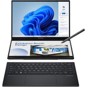 imageASUS Zenbook DUO Laptop Dual 14 OLED 3K 120Hz Touch Display Evo Intel Core Ultra 9 285H Intel Arc Graphics 32GB RAM 1TB SSD Windows 11 UX8406CAPS99TUltra 9 285H