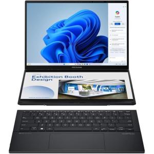 imageASUS Zenbook DUO Laptop Dual 14 OLED 3K 120Hz Touch Display Evo Intel Core Ultra 9 285H Intel Arc Graphics 32GB RAM 1TB SSD Windows 11 UX8406CAPS99TUltra 7 255H