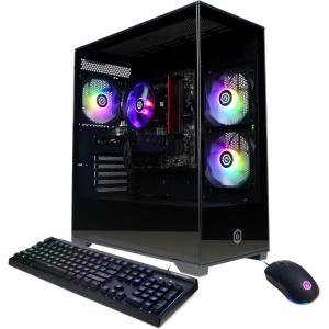 imageCyberPowerPC Gamer Master Gaming PC AMD Ryzen 5 5500 36GHz Radeon RX 6400 4GB 16GB DDR4 500GB PCIe Gen4 SSD WiFi Ready ampamp Windows 11 Home GMA3100A13400FRTX 5060 8GB