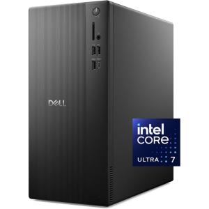 imageDell Tower Desktop ECT1250  Intel Core Ultra 7265 Processor Intel UHD Graphics 32GB DDR5 5600MTs Memory 1TB M2 SSD 30 SD Card Reader Wired Keyboard and Mouse Basic Onsite ServiceIntel Core Ultra 7265