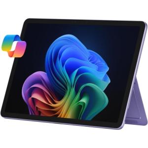 imageMicrosoft Surface Pro 2in1 LaptopTablet 2025 Windows 11 Copilot PC 12quot Touchscreen Display Snapdragon X Plus 8 Core 16GB RAM 512GB Storage PlatinumViolet