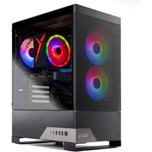 imageSkytech Nebula Gaming PC Desktop Ryzen 5 5500 36 GHz 42GHz Turbo Boost NVIDIA RTX 4060 8GB GDDR6X 1TB SSD 16GB DDR4 RAM 3200 650W Gold PSU WiFi Win 11 Home5500  5060
