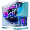imageSkytech Gaming Aqua Desktop PC Ryzen 7 7800X3D 42 GHz 5GHz AMD RX 9060XT 16GB 1TB Gen4 NVMe SSD 32GB DDR5 RAM 5200 RGB 850W Gold ATX 3 PSU 360mm ARGB AIO WiFi Win 117800X3D  9060XT 16GB