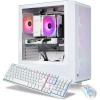 imageThermaltake LCGS Quartz R66 Gaming Desktop AMD Ryzen 5 5600 ToughRam DDR4 3600Mhz 16GB RGB Memory AMD Radeon RX 6600 1TB NVMe M2 WiFi Windows 11 S2QTB550R66LCS5600  6600